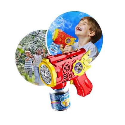 Pistola Arma Bolha De Sabão Automática