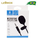 Microfone De Lapela LEHMOX Entrada P2