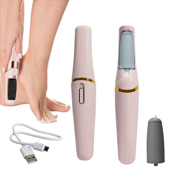 Lixador De Pé Elétrico Lixa Elimina Calo Portátil