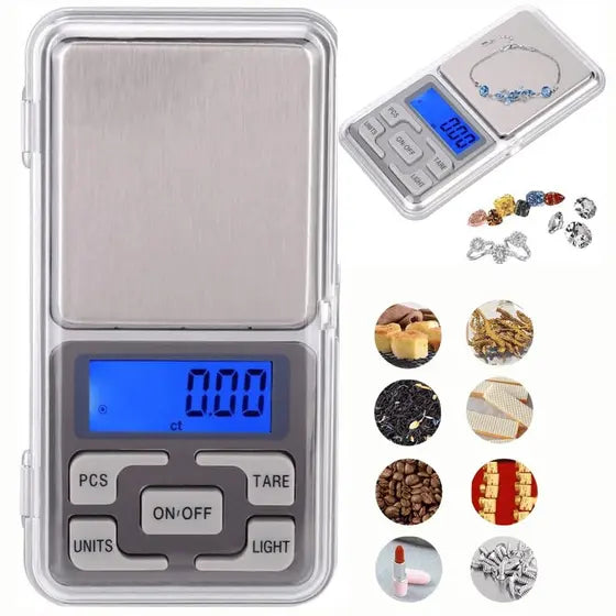 Mini Balança Digital Alta Precisão De Bolso