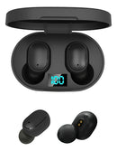 Fone De Ouvido Sem fio Bluetooth5.3 Esportivo Case Led(PRETO)A9626