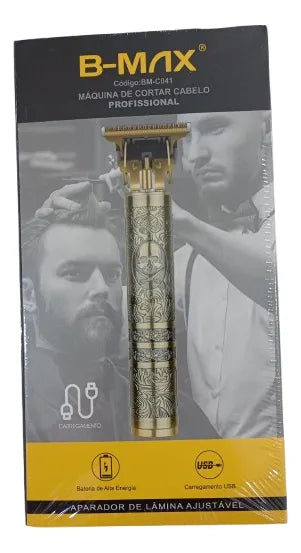 Máquina De Cortar Cabelo B-max Bm-c041 Recarregável