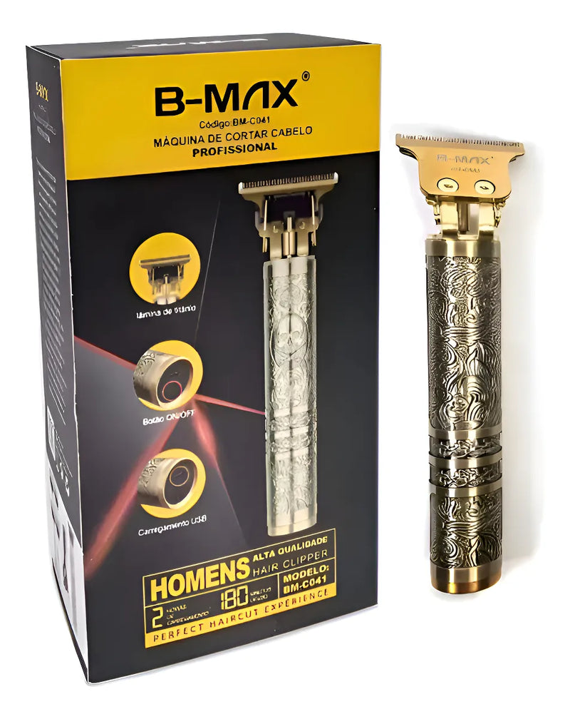 Máquina De Cortar Cabelo B-max Bm-c041 Recarregável