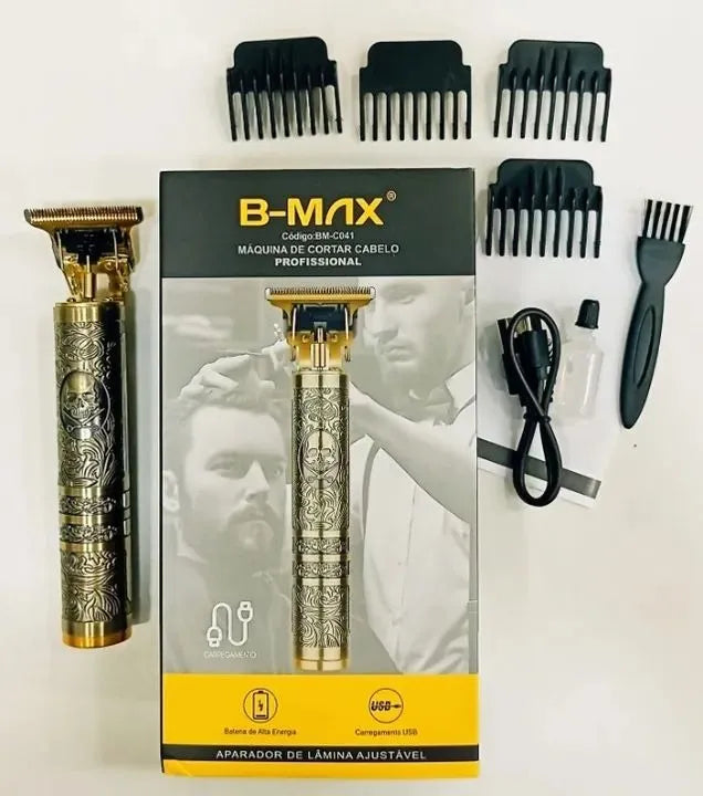 Máquina De Cortar Cabelo B-max Bm-c041 Recarregável
