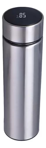 Garrafa Térmica De Inox Com Termômetro 500ml