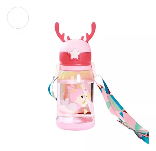 Garrafa De Água Alce Portátil Criança Infantil