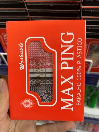 Baralho MAX PING 100% PLASTICO