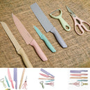 Kit 6 Pcs Cozinha Gourmet Kitchen Knife Carnes Queijos Pães Cor Colorido