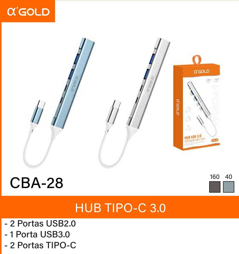 HUB USB 3.0 CABO TIPO C
