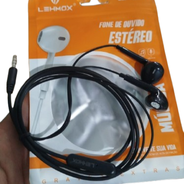 Fone de Ouvido com Microfone - Lehmox - LE-1056