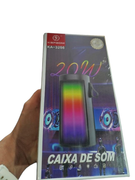 Caixa De Som Bluetooth Kapbom Ka-3256 Portátil 20w