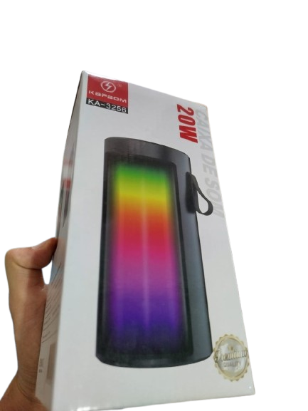 Caixa De Som Bluetooth Kapbom Ka-3256 Portátil 20w