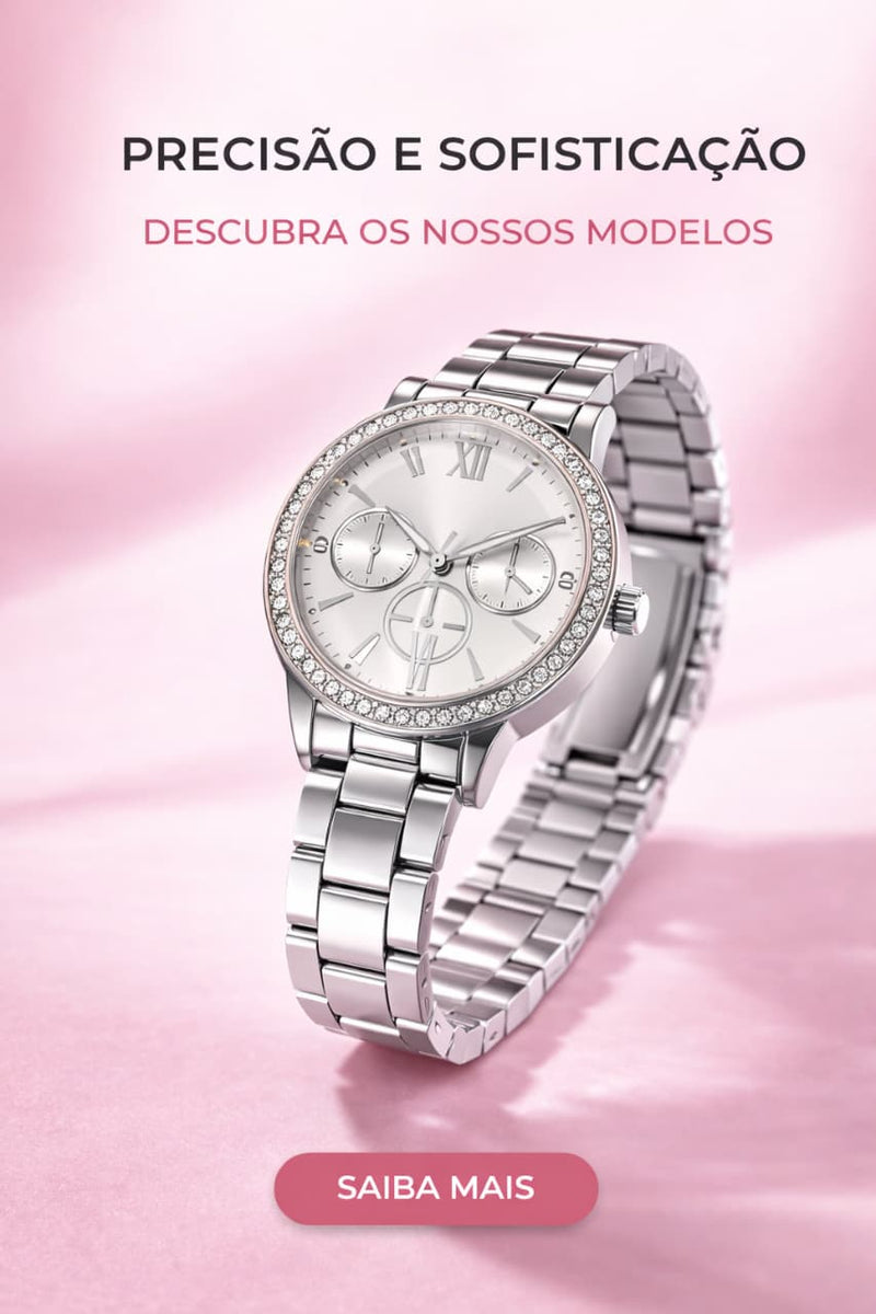 Relógios Femininos Quartzo em Aço