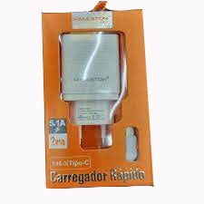 Carregador Super Rapido H'maston Y46-3 saida 5.1A TIPO C