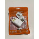 Carregador e Cabo H’maston LR17 15W Turbo Rápido com 2 Entradas USB V8