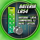 Baterias Pilhas Elgin LR54 AG10/LR1130