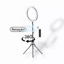 Ring Light Iluminador com Tripé Profissional 10'' Led