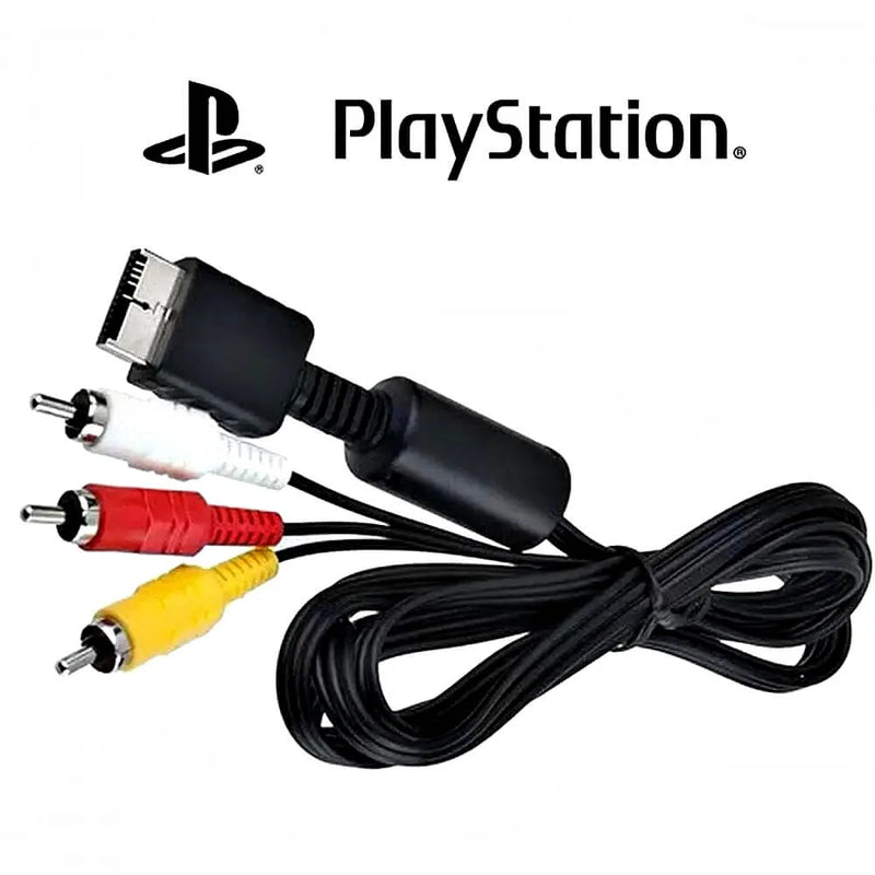 Cabo AV PS2 PS3 Audio e Video RCA