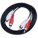 Cabo RCA 2 Vias Vermelho e Branco