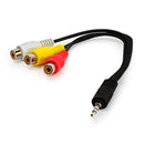 CABO RCA AV-P3 ESTEREO+3 RCA FEMEA