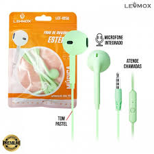 Fone de Ouvido com Microfone - Lehmox - LE-1056