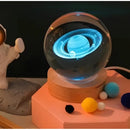 Luminária De Mesa Bola De Cristal 3D LED RGB